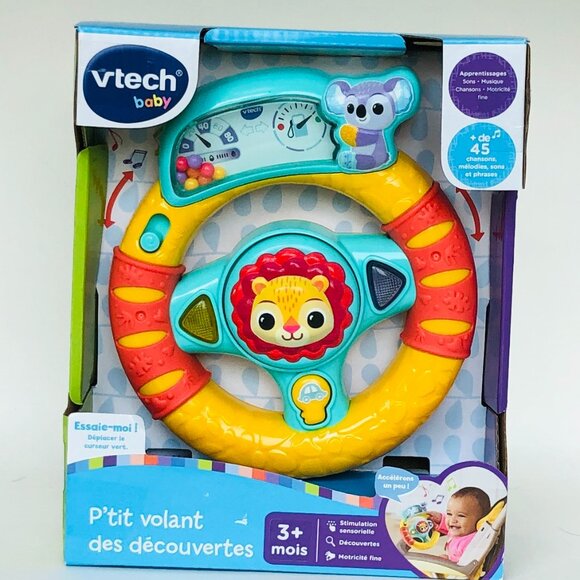 Brand New 🚗Vtech Grip & Go Steering Wheel-French Version 3–24 months - Picture 10 of 12